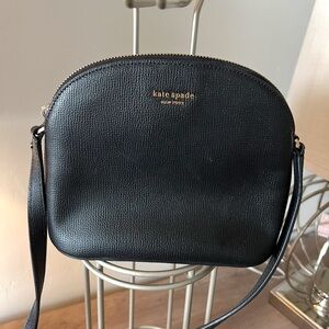 Kate Spade Black Pebbled Leather Crossbody Bag